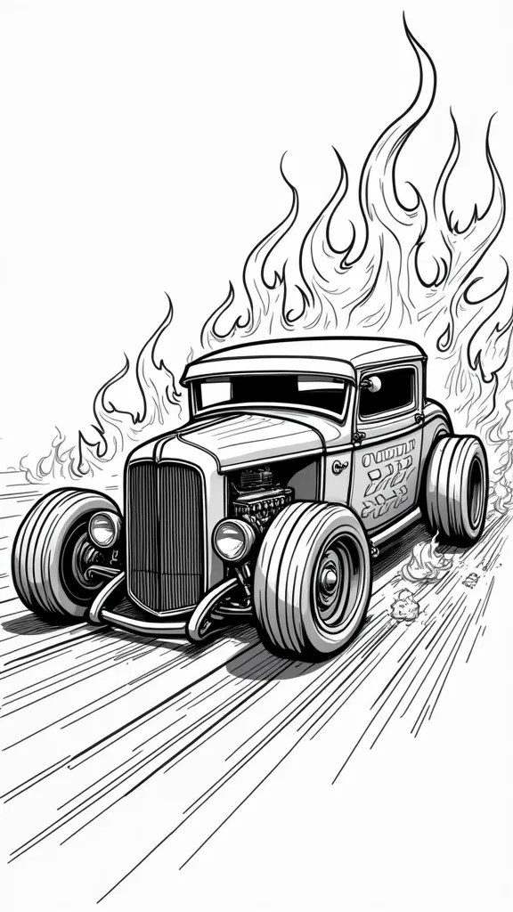 bone shaker coloring page